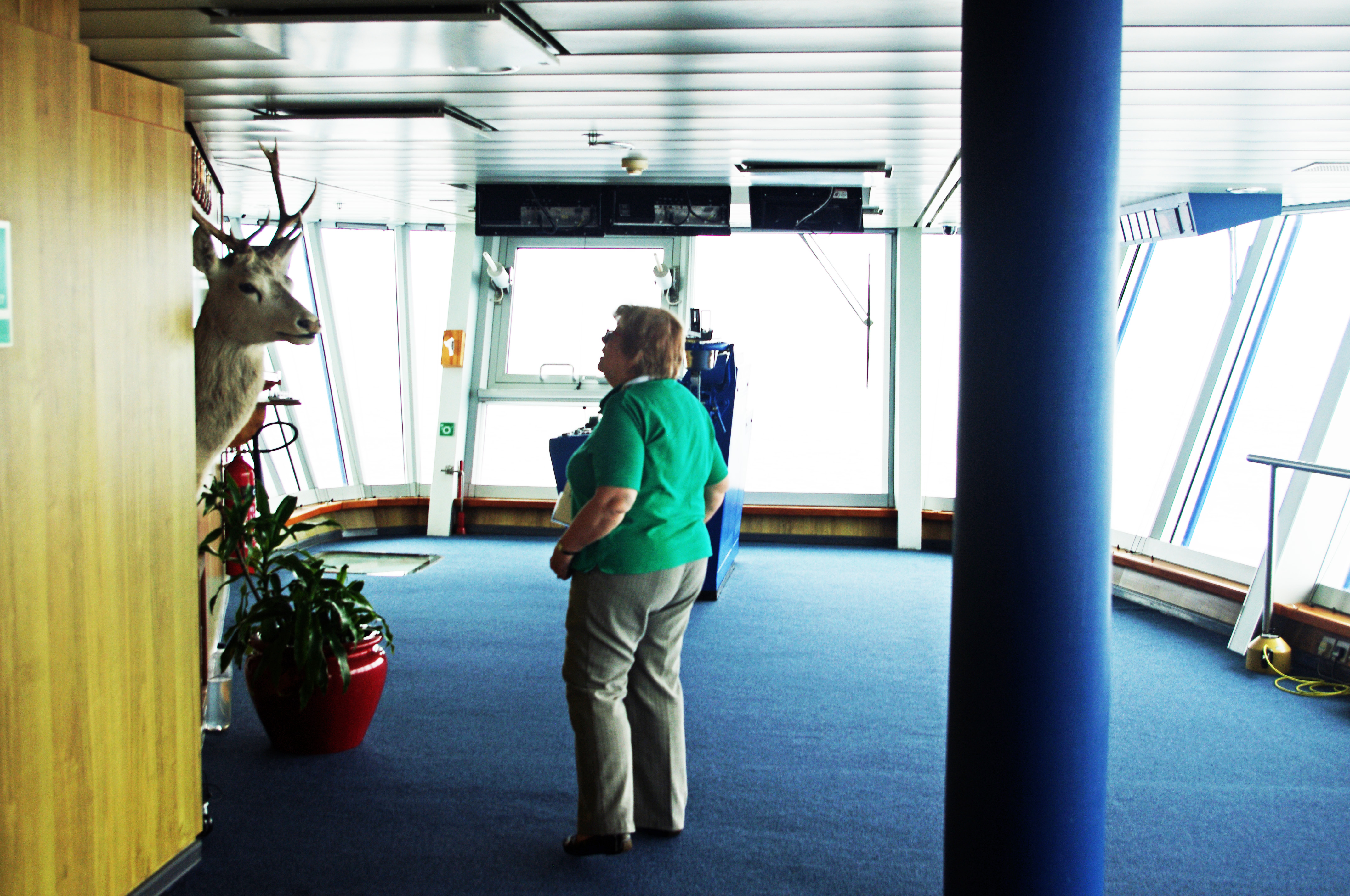 Anne on Port Bridge Wing